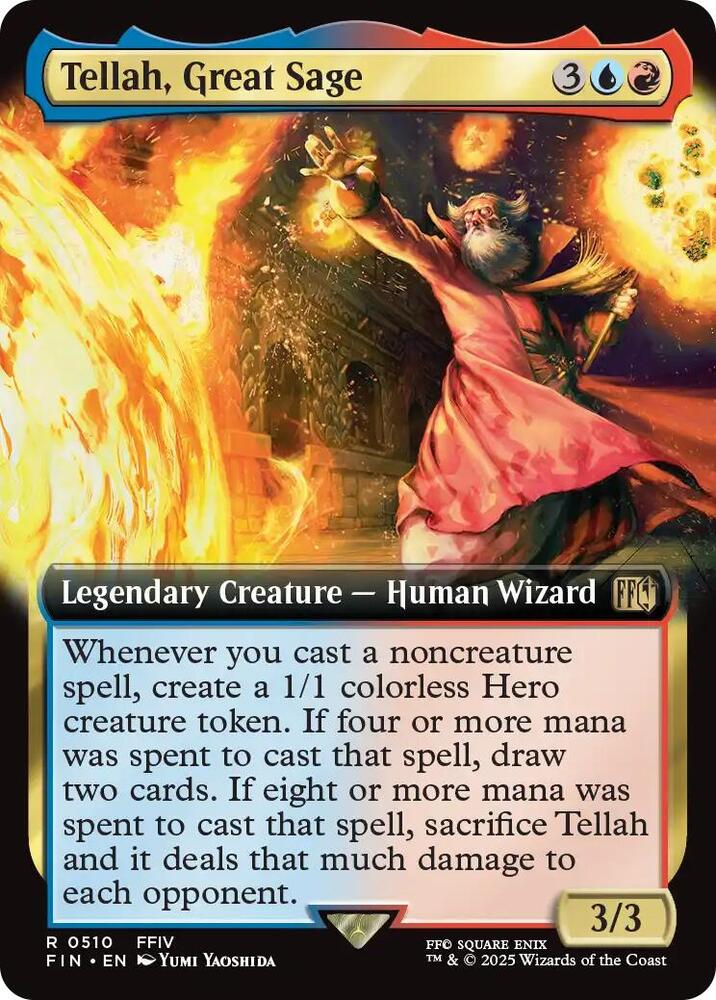 Tellah, Great Sage (Extended Art) 510 card from FINAL FANTASY