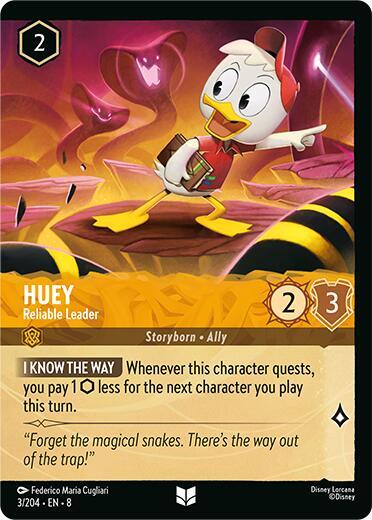 Huey - Reliable Leader (Foil) 3/204 card from Reign of Jafar