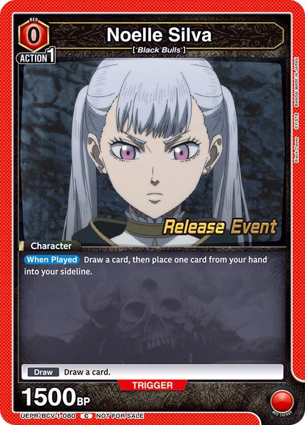 Noelle Silva UEPR/BCV-1-080 card from UE08BT: Black Clover Release Event Cards