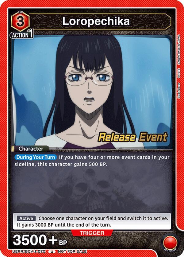 Loropechika UEPR/BCV-1-070 card from UE08BT: Black Clover Release Event Cards