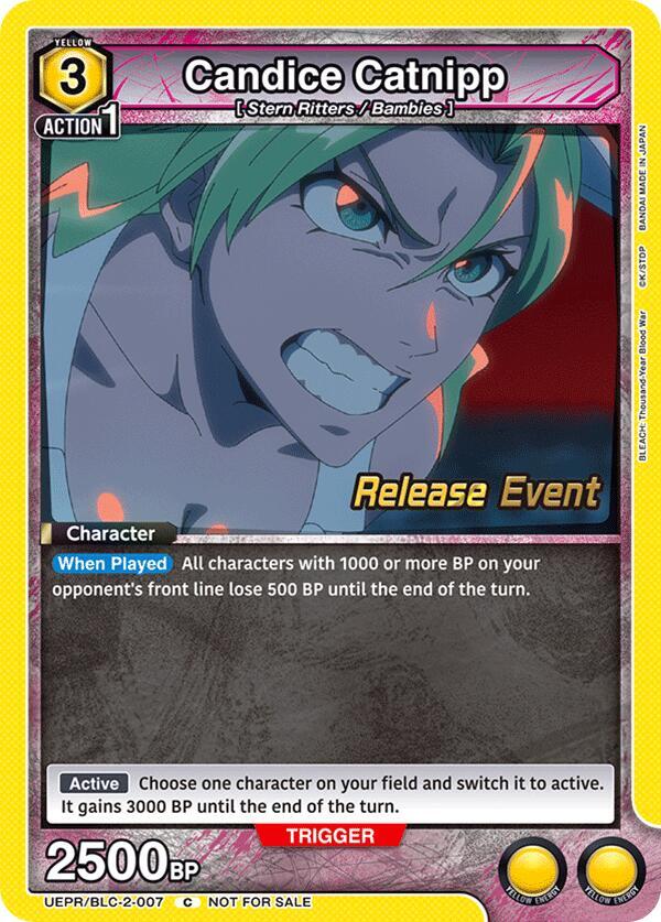 Candice Catnipp UEPR/BLC-2-007 card from UEX01BT: BLEACH: Thousand-Year Blood War Vol.2 Release Event Cards