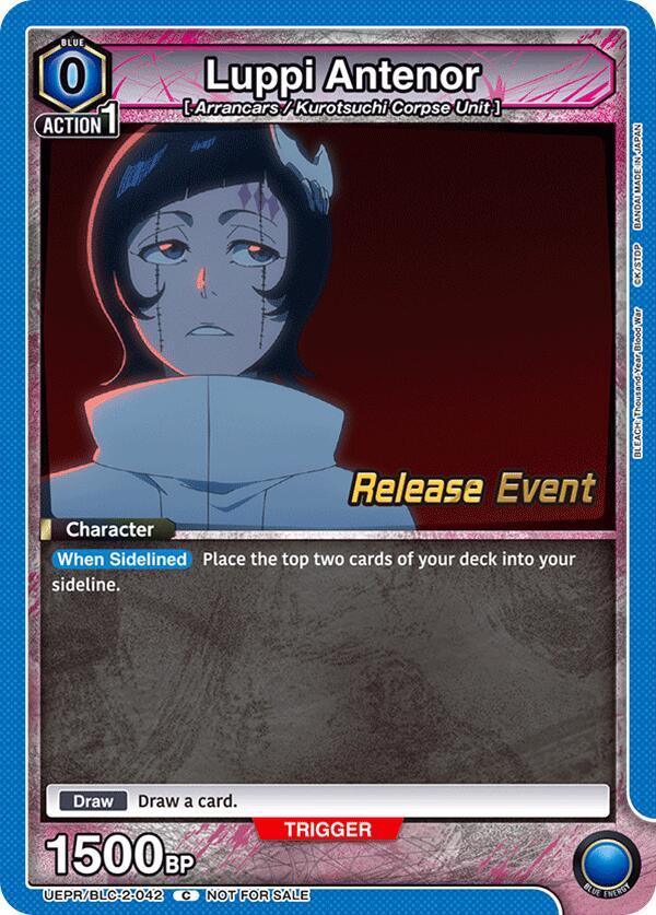 Luppi Antenor UEPR/BLC-2-042 card from UEX01BT: BLEACH: Thousand-Year Blood War Vol.2 Release Event Cards