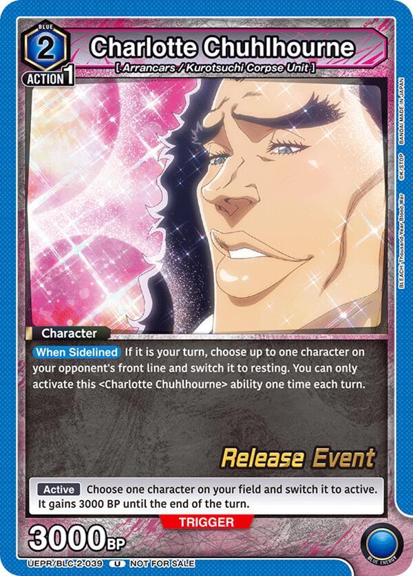 Charlotte Chuhlhourne UEPR/BLC-2-039 card from UEX01BT: BLEACH: Thousand-Year Blood War Vol.2 Release Event Cards