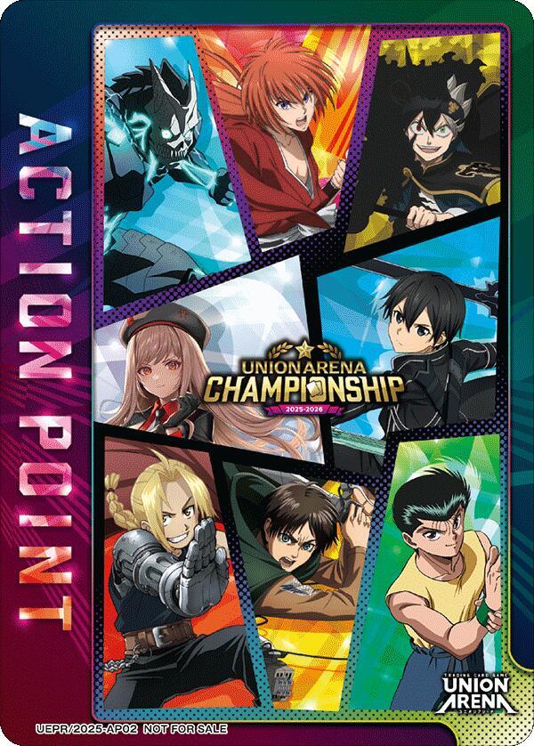 Action Point Card (AP02) (Regionals 25-26) UEPR/2025-AP02 card from Union Arena Promotion Cards