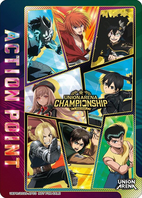 Action Point Card (AP03) (Regionals 25-26) UEPR/2025-AP03 card from Union Arena Promotion Cards