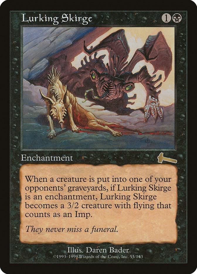 Lurking Skirge 55 card from Urza's Legacy