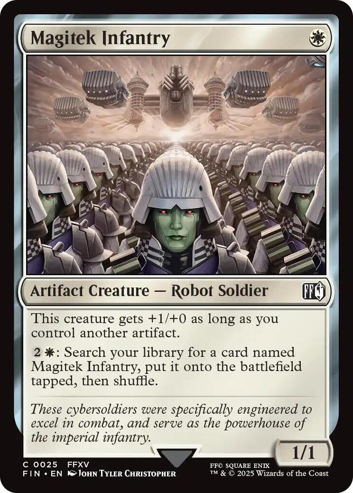 Magitek Infantry 25 card from FINAL FANTASY