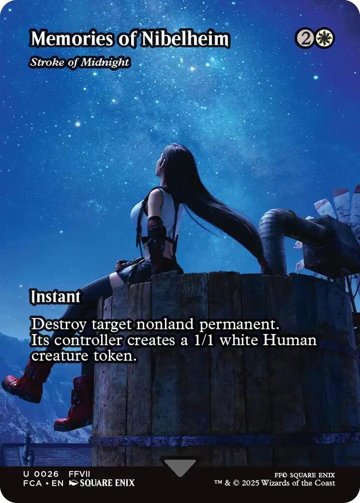 Memories of Nibelheim - Stroke of Midnight (Showcase) 26 card from FINAL FANTASY: Through the Ages
