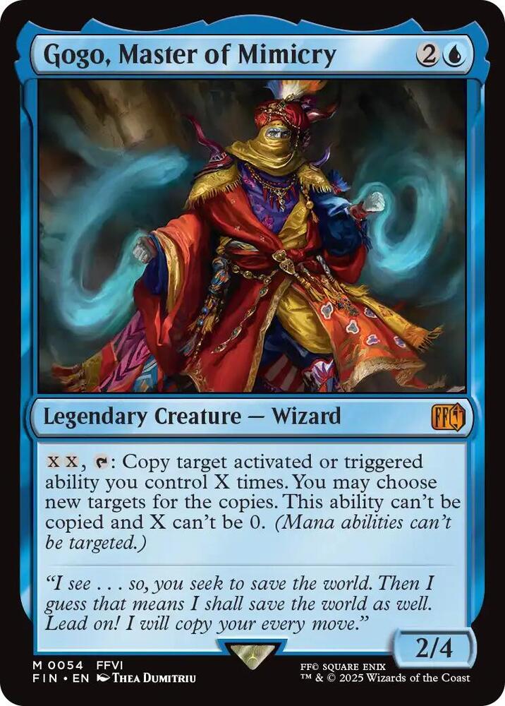 Gogo, Master of Mimicry 54 card from FINAL FANTASY