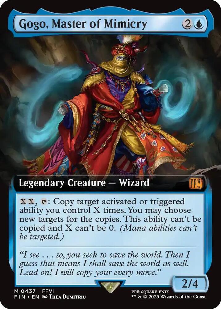 Gogo, Master of Mimicry (Extended Art) 437 card from FINAL FANTASY