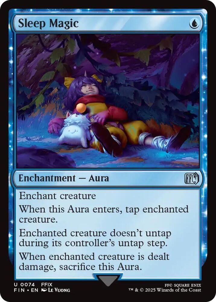 Sleep Magic 74 card from FINAL FANTASY