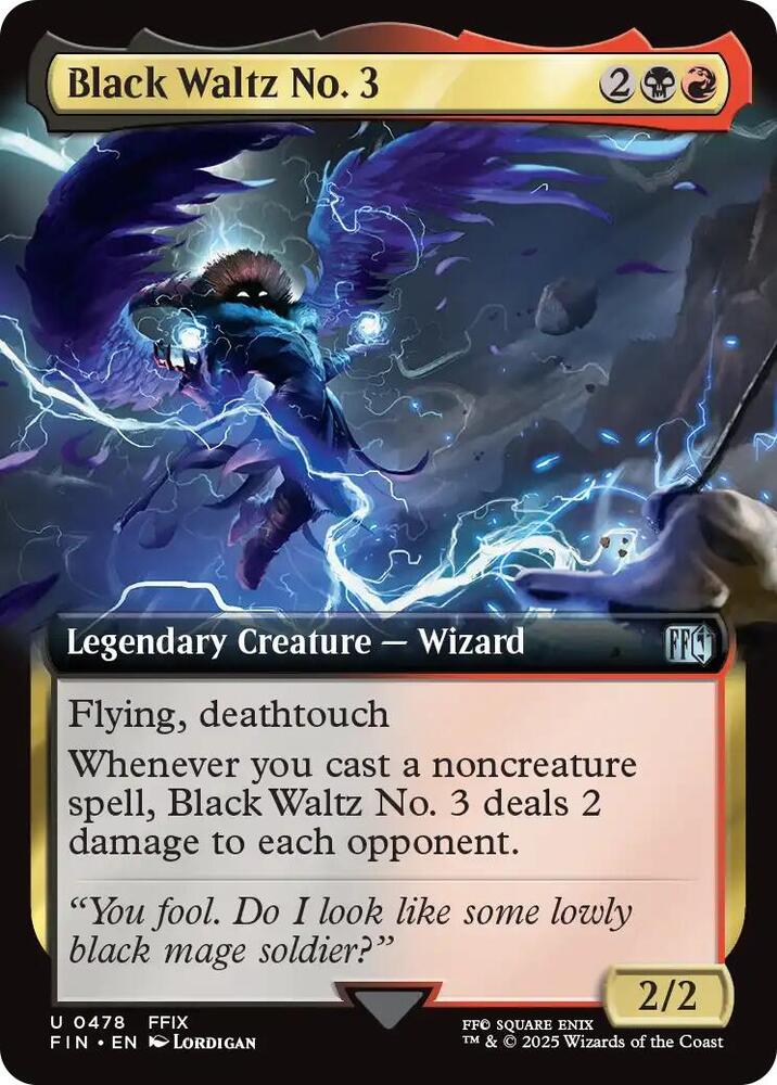 Black Waltz No. 3 (Extended Art) 478 card from FINAL FANTASY