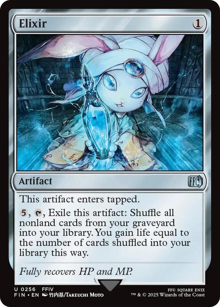 Elixir 256 card from FINAL FANTASY