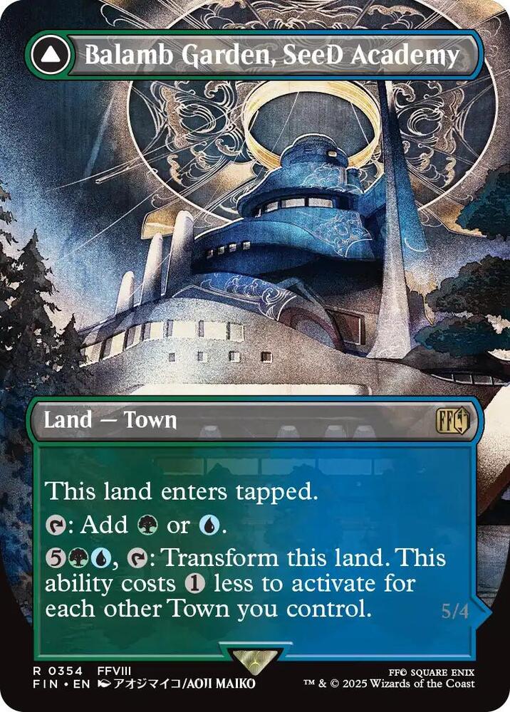 Balamb Garden, SeeD Academy (Borderless) 354 card from FINAL FANTASY