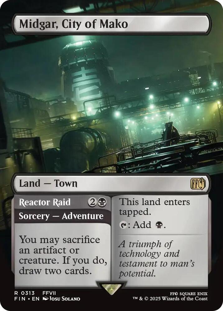 Midgar, City of Mako (Borderless) 313 card from FINAL FANTASY