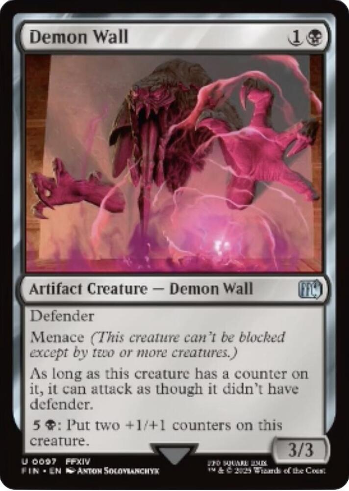 Demon Wall 97 card from FINAL FANTASY