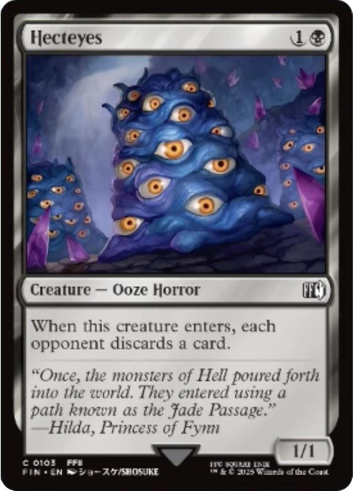 Hecteyes 103 card from FINAL FANTASY