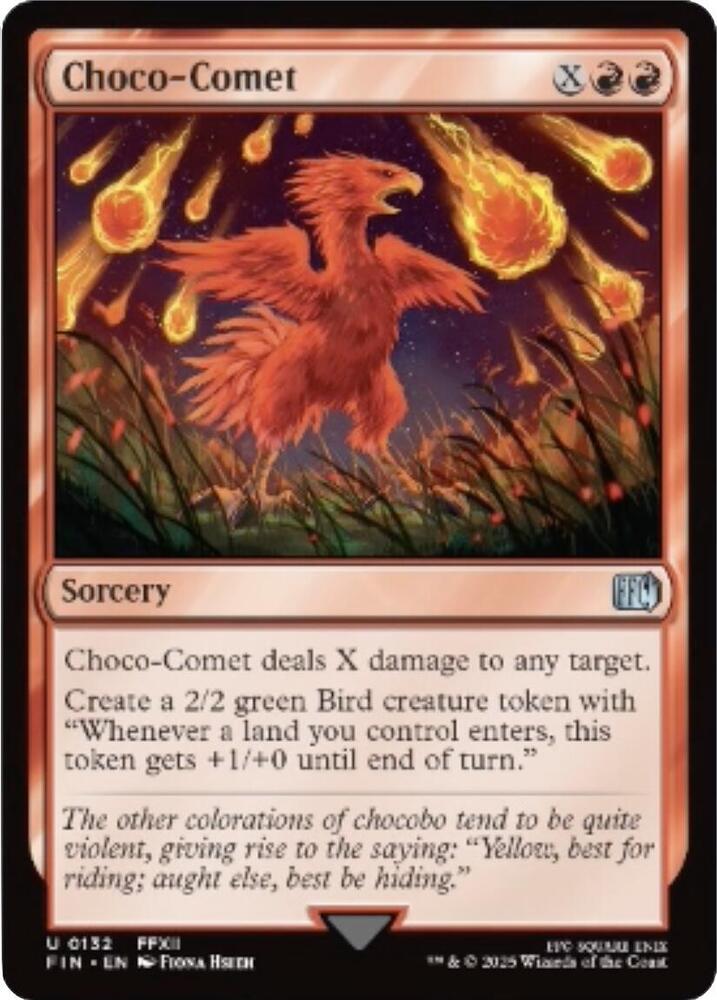 Choco-Comet 132 card from FINAL FANTASY