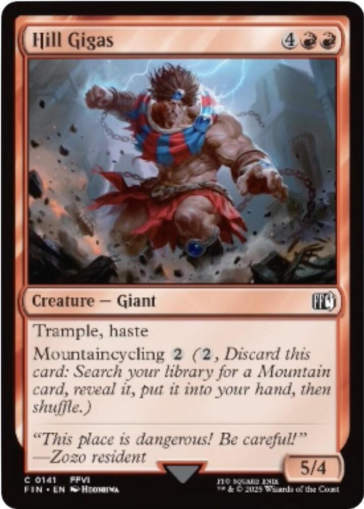Hill Gigas 141 card from FINAL FANTASY