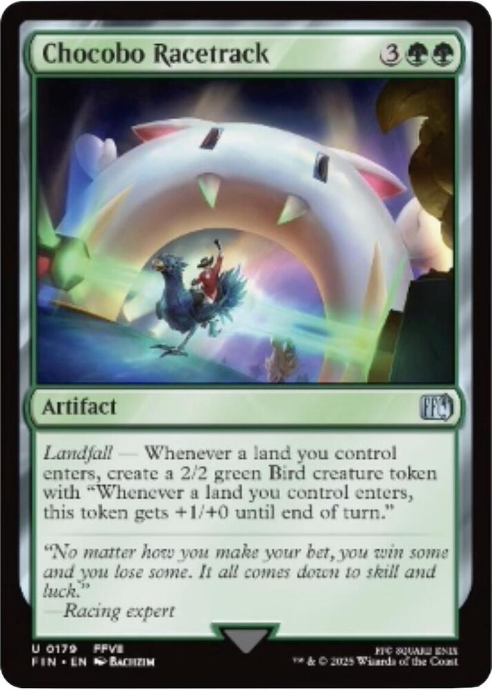 Chocobo Racetrack 179 card from FINAL FANTASY