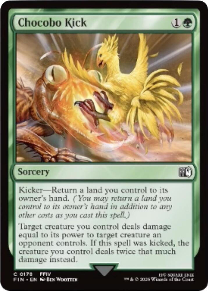 Chocobo Kick 178 card from FINAL FANTASY