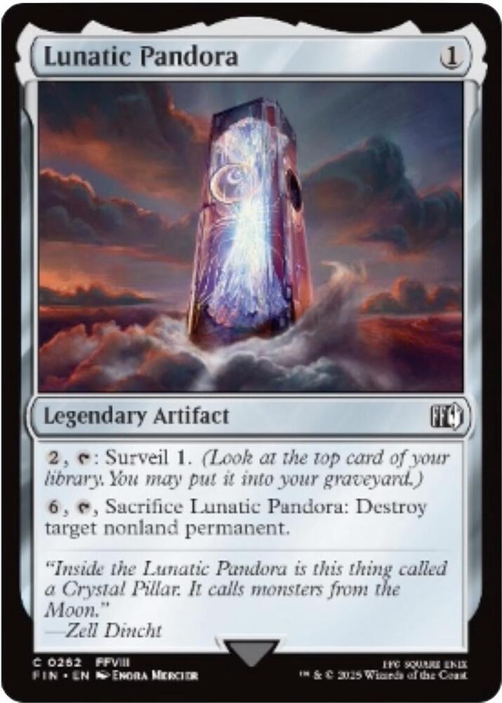Lunatic Pandora 262 card from FINAL FANTASY