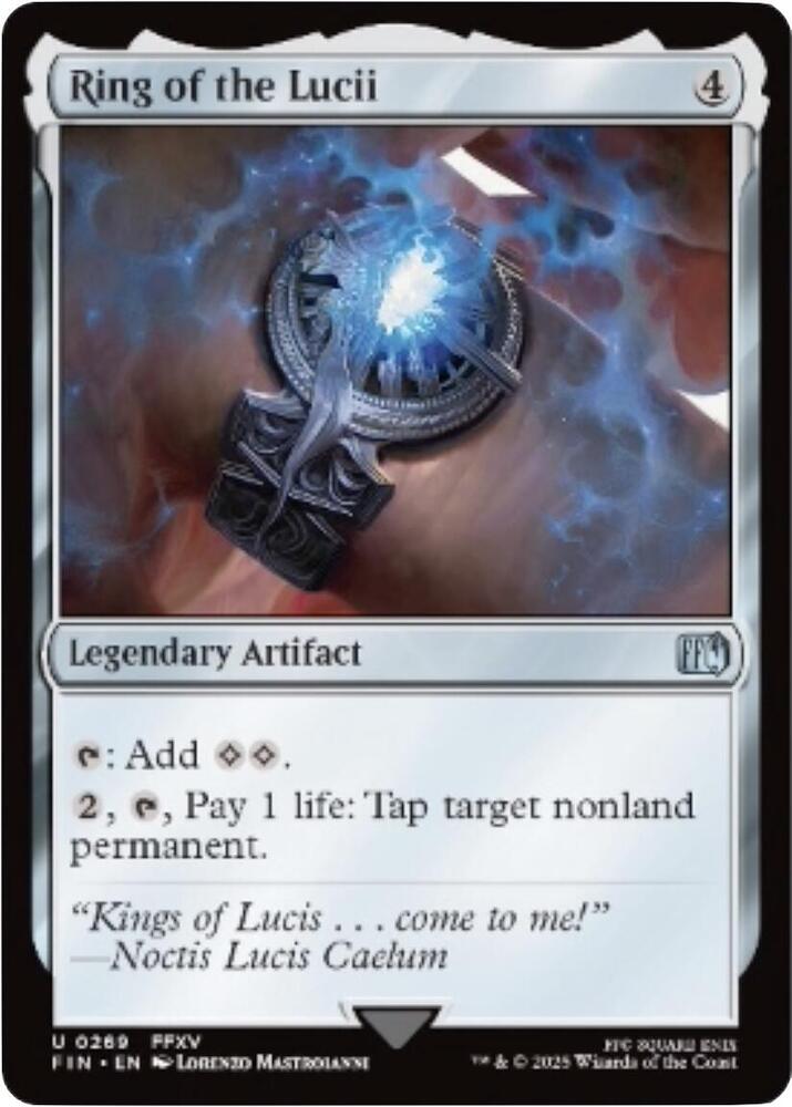 Ring of the Lucii 269 card from FINAL FANTASY