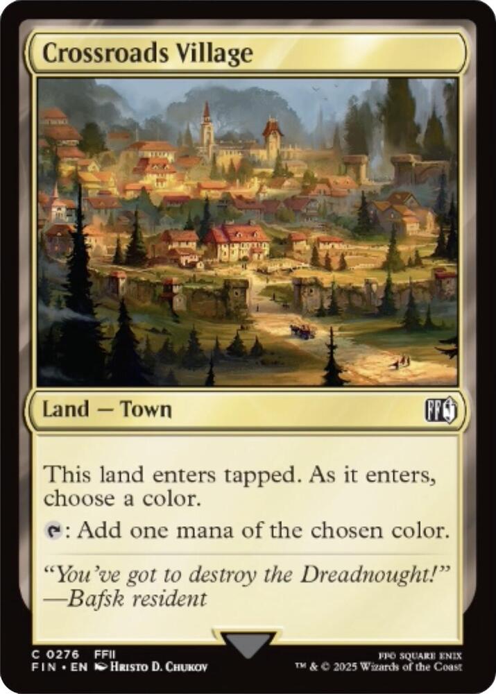 Crossroads Village 276 card from FINAL FANTASY