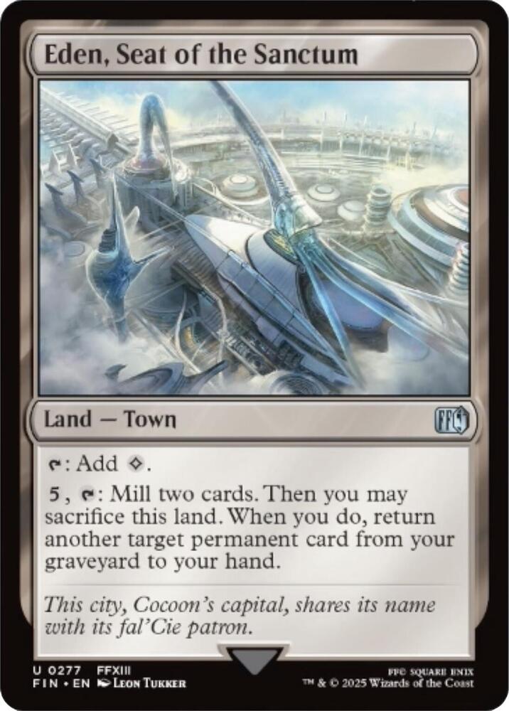 Eden, Seat of the Sanctum 277 card from FINAL FANTASY