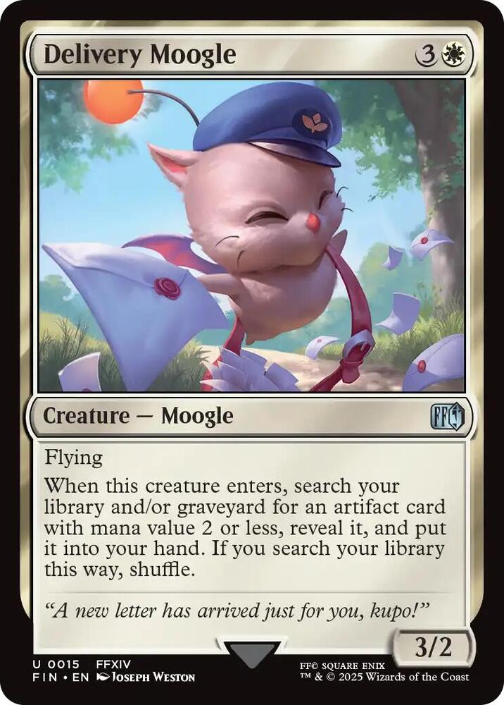 Delivery Moogle 15 card from FINAL FANTASY