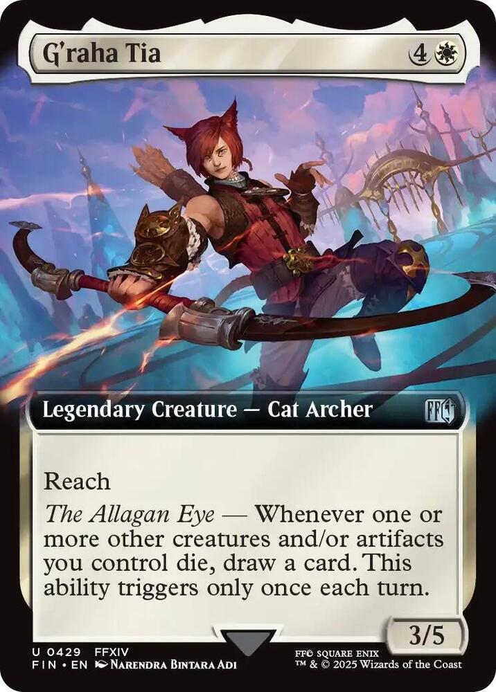G'raha Tia (Extended Art) 429 card from FINAL FANTASY