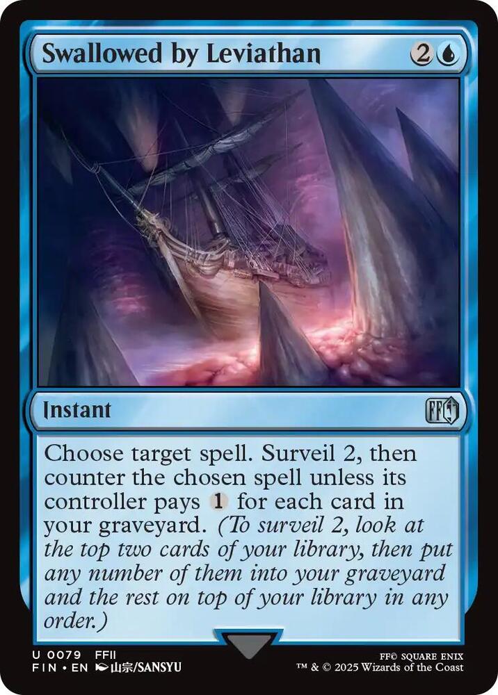 Swallowed by Leviathan 79 card from FINAL FANTASY