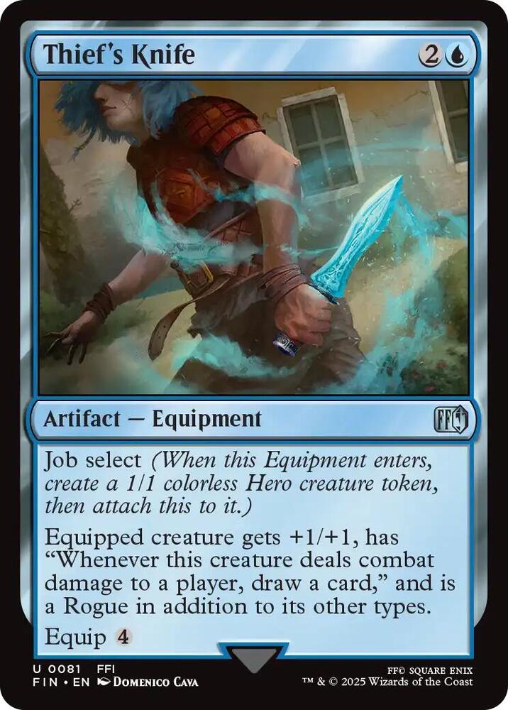 Thief's Knife 81 card from FINAL FANTASY