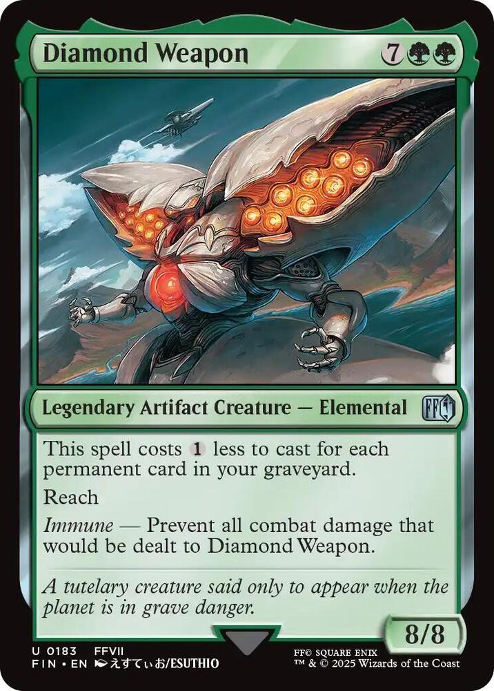 Diamond Weapon 183 card from FINAL FANTASY