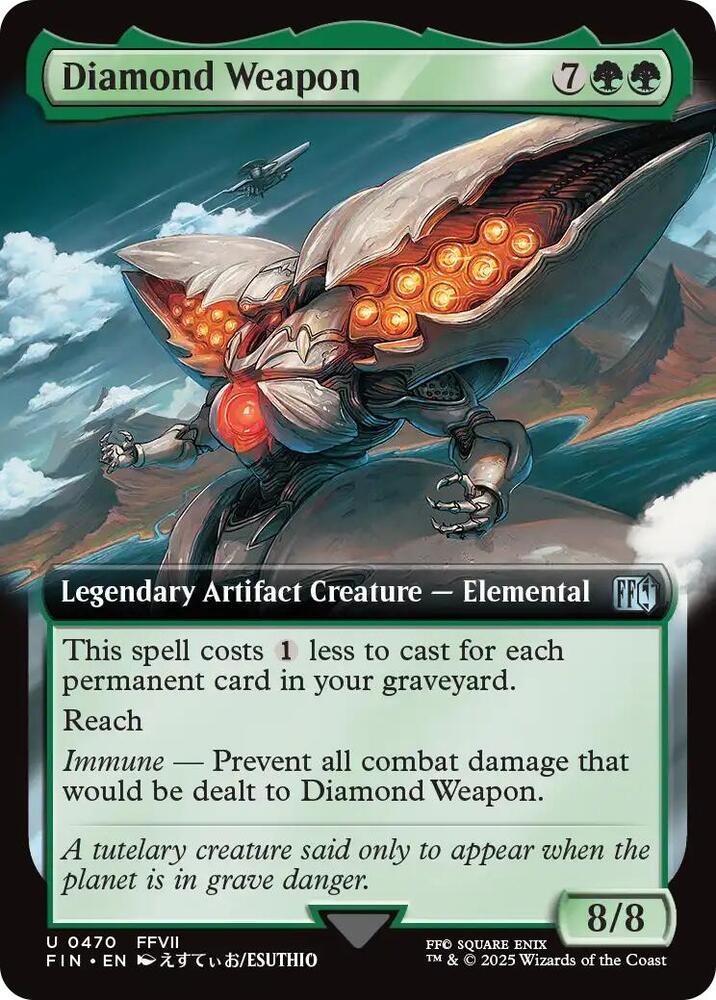 Diamond Weapon (Extended Art) 470 card from FINAL FANTASY