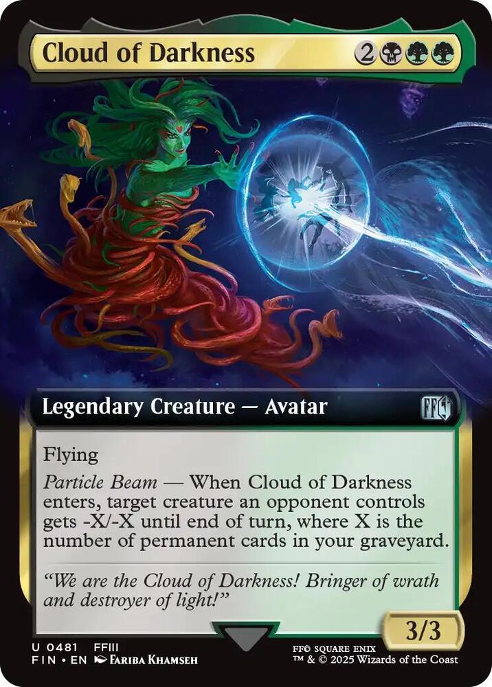 Cloud of Darkness (Extended Art) 481 card from FINAL FANTASY