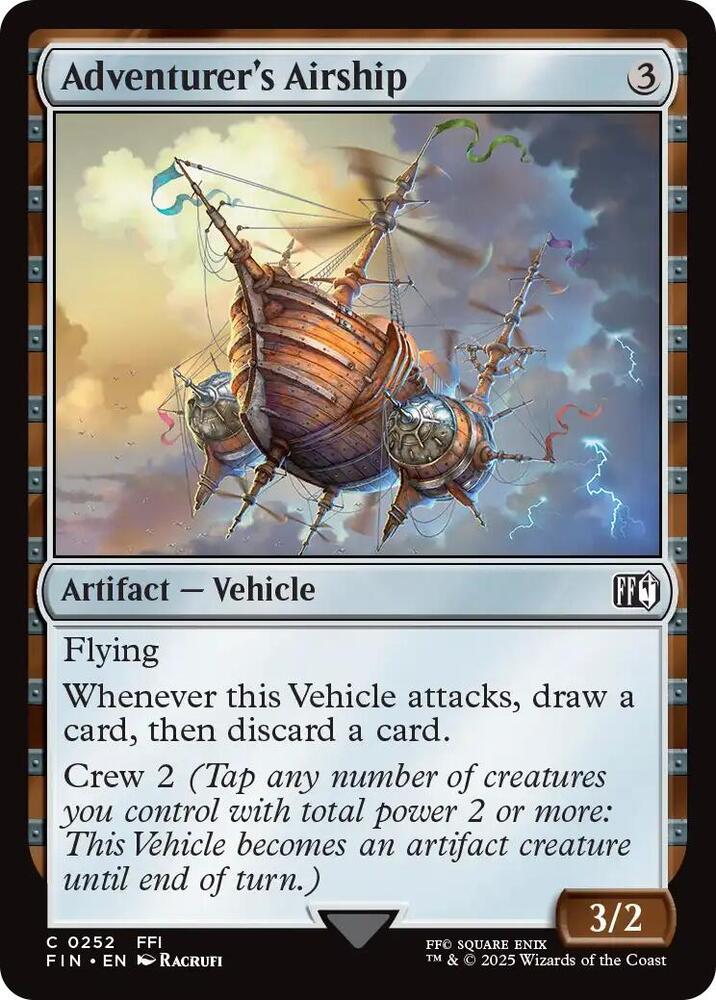 Adventurer's Airship 252 card from FINAL FANTASY