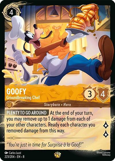 Goofy - Groundbreaking Chef 223/204 card from Illumineer's Quest: Palace Heist