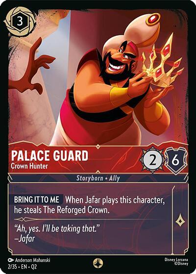 Palace Guard - Crown Hunter 2/35 card from Illumineer's Quest: Palace Heist