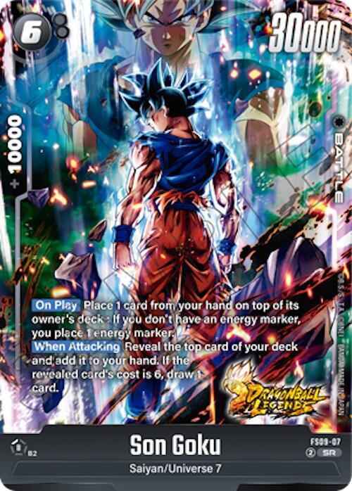 Son Goku FS09-07 card from Starter Deck 9: Shallot