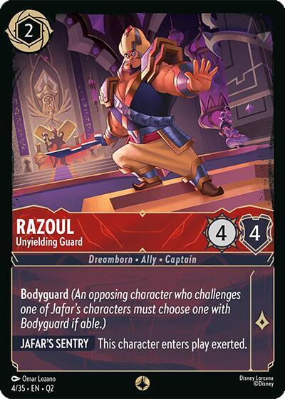 Razoul - Unyielding Guard 4/35 card from Illumineer's Quest: Palace Heist