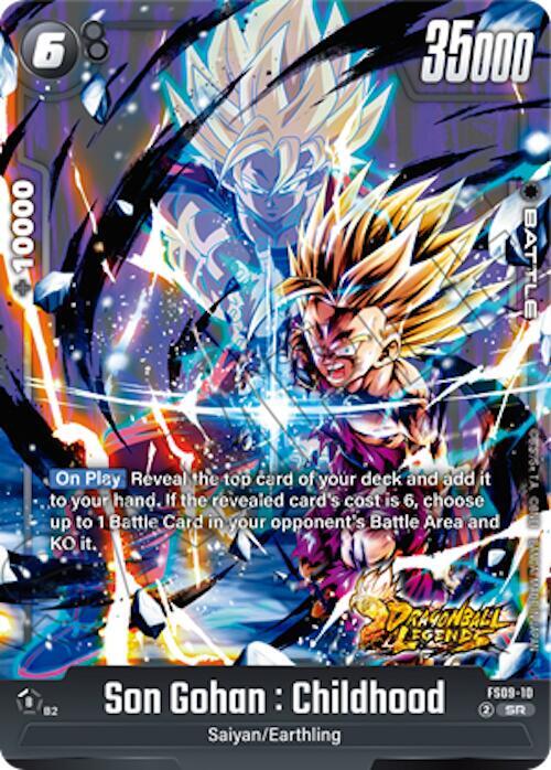 Son Gohan : Childhood FS09-10 card from Starter Deck 9: Shallot