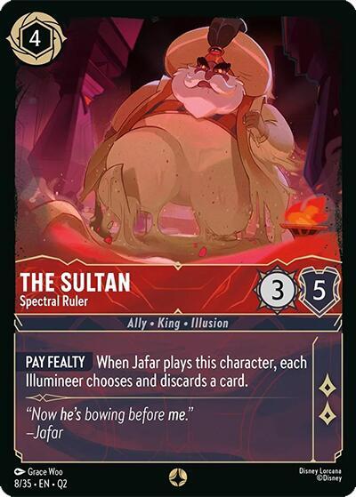 The Sultan - Spectral Ruler 8/35 card from Illumineer's Quest: Palace Heist