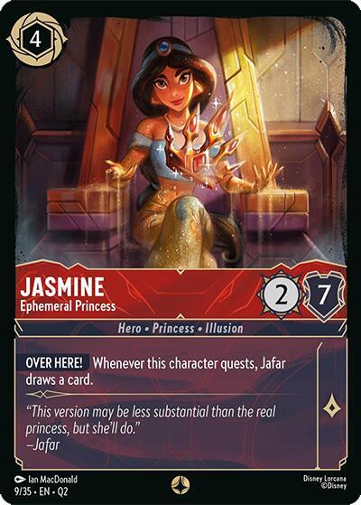 Jasmine - Ephemeral Princess 9/35 card from Illumineer's Quest: Palace Heist
