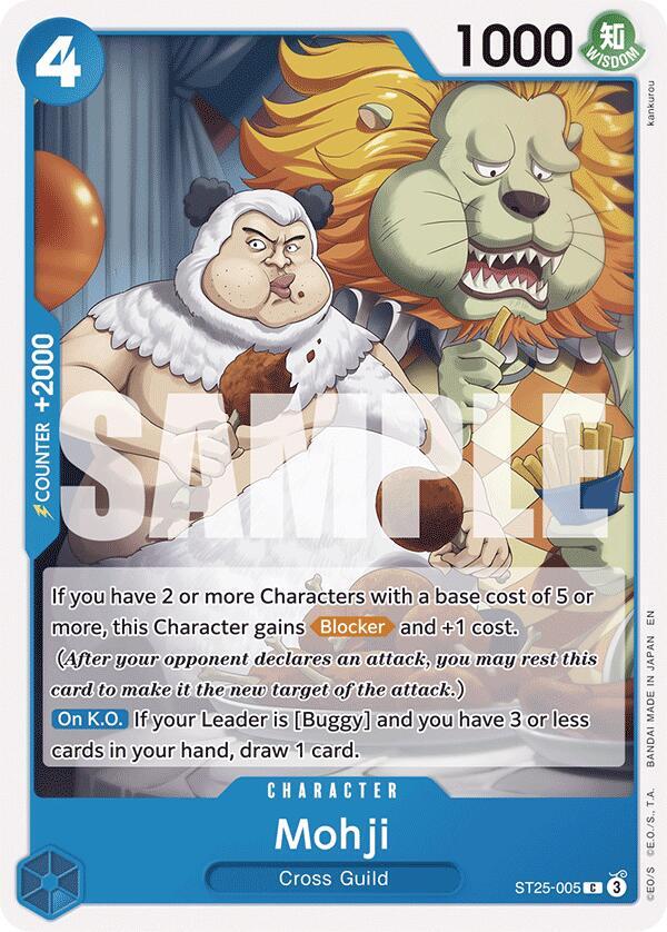 Mohji ST25-005 card from Starter Deck 25: BLUE Buggy