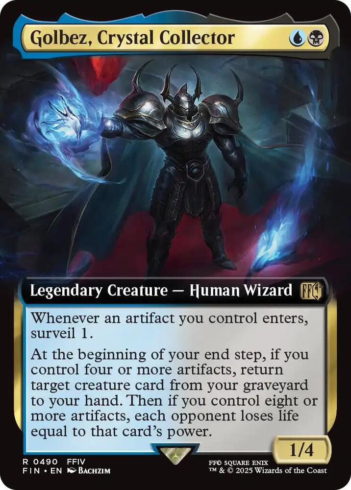 Golbez, Crystal Collector (Extended Art) 490 card from FINAL FANTASY