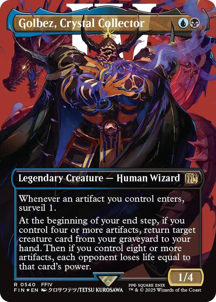 Golbez, Crystal Collector (Borderless) (Surge Foil) 540 card from FINAL FANTASY