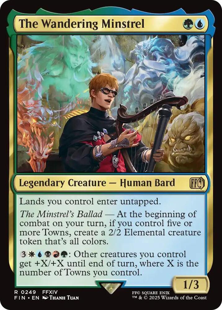 The Wandering Minstrel 249 card from FINAL FANTASY
