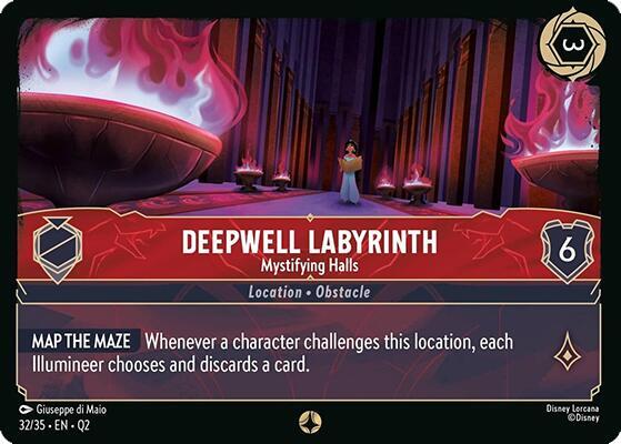 Deepwell Labyrinth - Mystifying Halls 32/35 card from Illumineer's Quest: Palace Heist