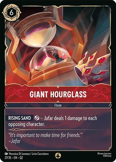 Giant Hourglass 27/35 card from Illumineer's Quest: Palace Heist